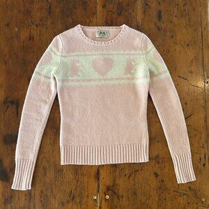 ***SOLD***Y2K Juicy Couture Heart Scottie Sweater